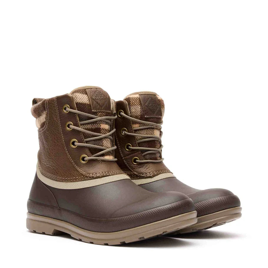 Women's Muck Originals Duck Lace-Up Leather Short Boots