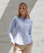 Women's Modern Long Sleeve Oxford Shirt