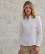 Women's Modern Long Sleeve Oxford Shirt