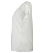 Women's Pleat Front Short Sleeve Blouse