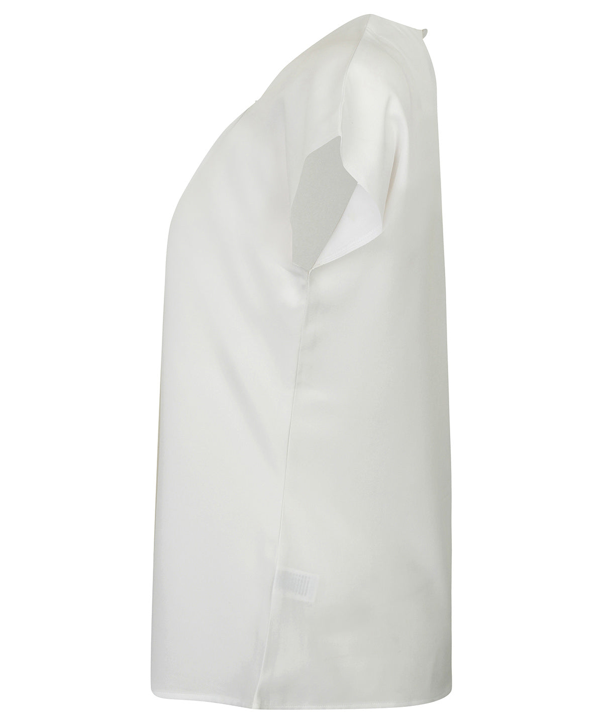 Women's Pleat Front Short Sleeve Blouse