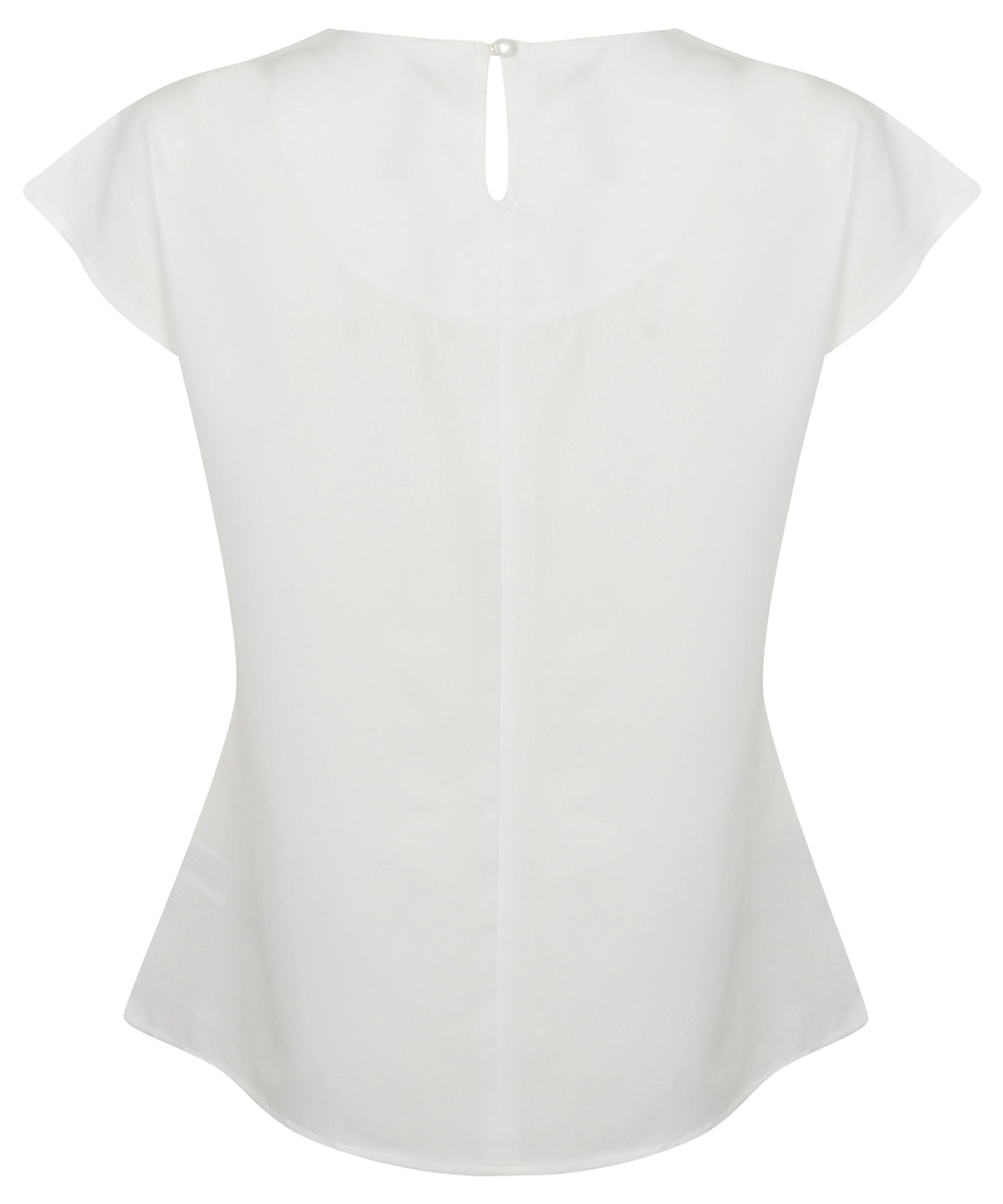 Women's Pleat Front Short Sleeve Blouse