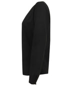 Women's Pleat Front Long Sleeve Blouse