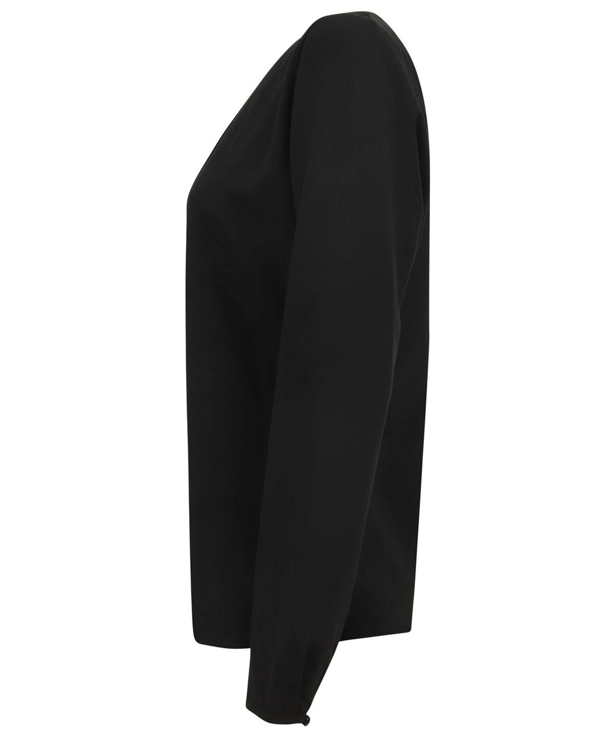 Women's Pleat Front Long Sleeve Blouse
