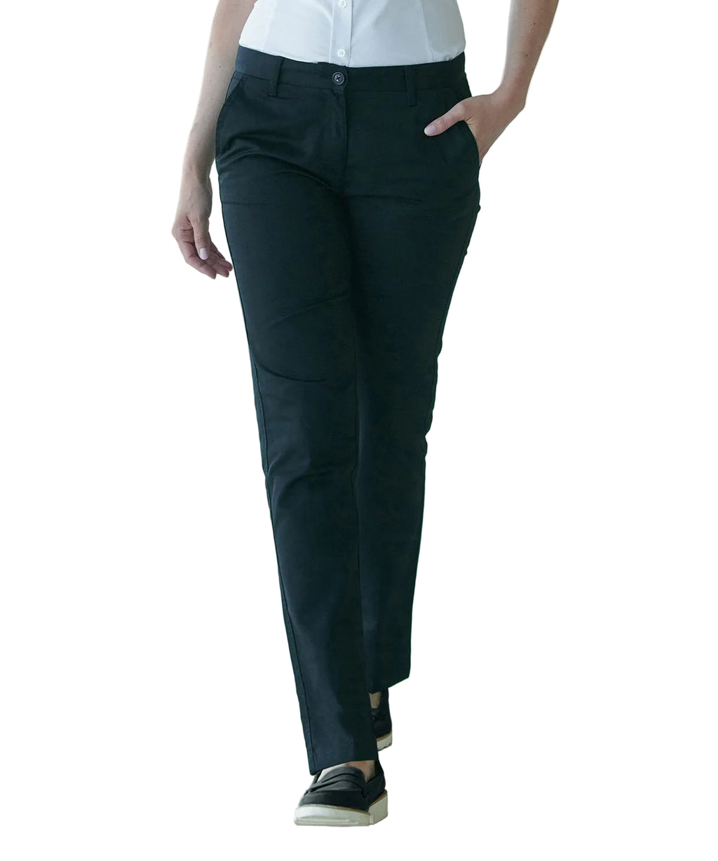 Women's 65/35 Flat Fronted Chino Trousers