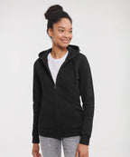 Women's authentic zipped hooded sweatshirt