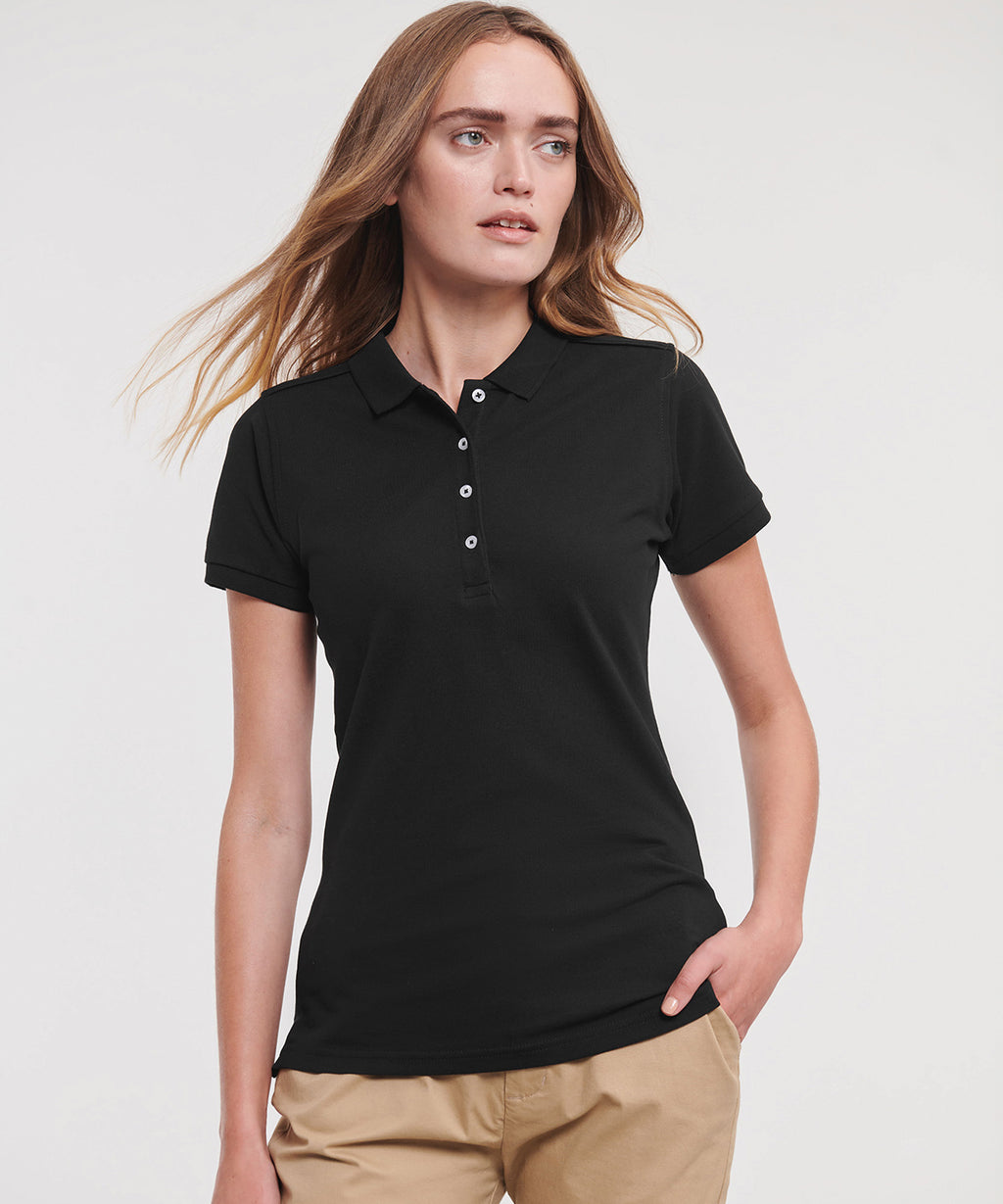 Women's stretch polo