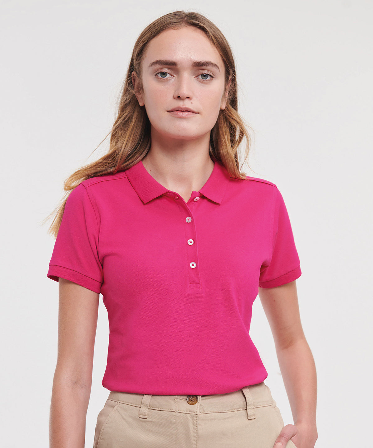 Women's stretch polo