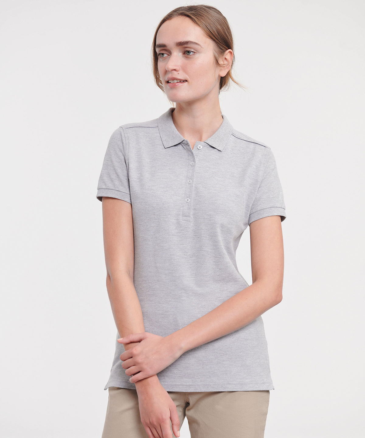 Women's stretch polo