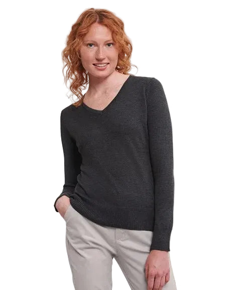 Women's V-Neck Knitted Sweater