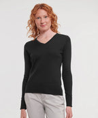 Women's V-Neck Knitted Sweater
