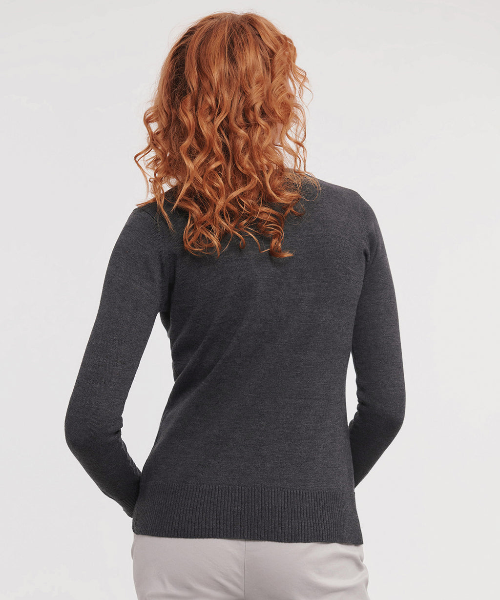 Women's V-Neck Knitted Sweater