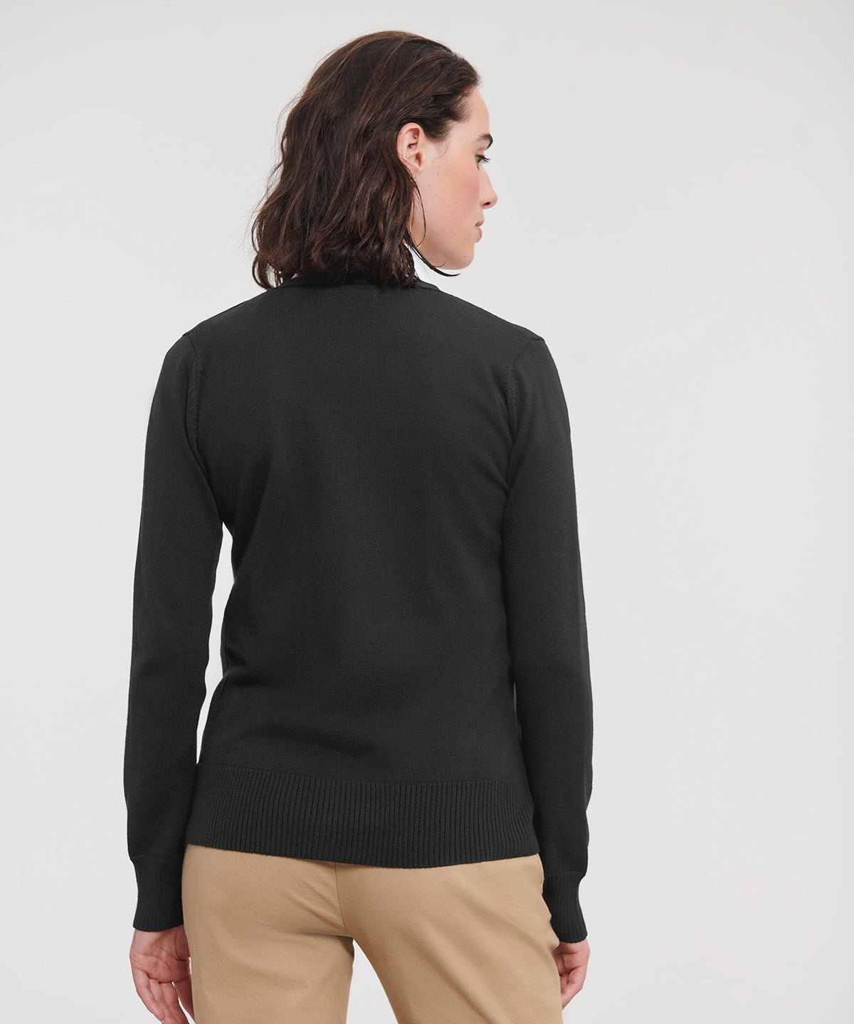 Women's V-Neck Knitted Cardigan