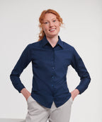 Women's long sleeve easycare Oxford shirt