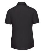 Women's Short Sleeve Polycotton Easycare Poplin Shirt