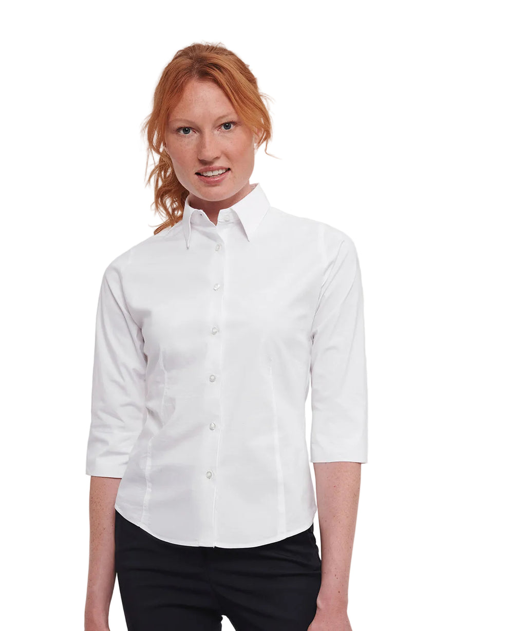 Women's ¾ Sleeve Easycare Fitted Shirt