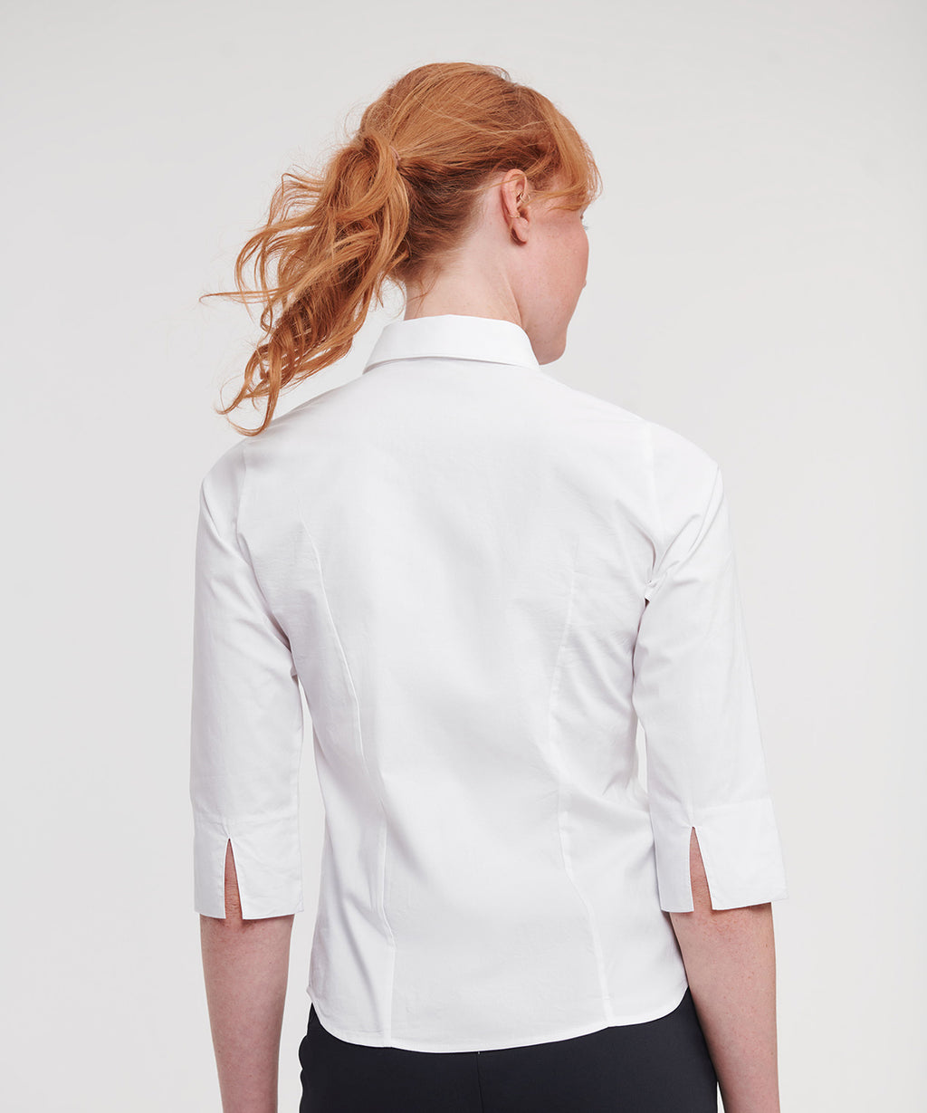 Women's ¾ Sleeve Easycare Fitted Shirt