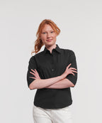 Women's ¾ Sleeve Easycare Fitted Shirt