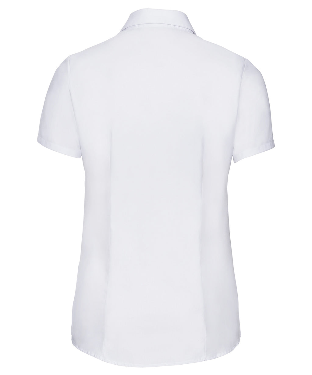 Women's Short Sleeve Herringbone Shirt