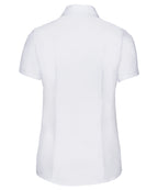 Women's Short Sleeve Herringbone Shirt