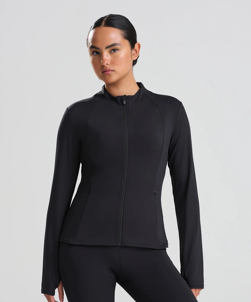 Women’s recycled tech-zip jacket