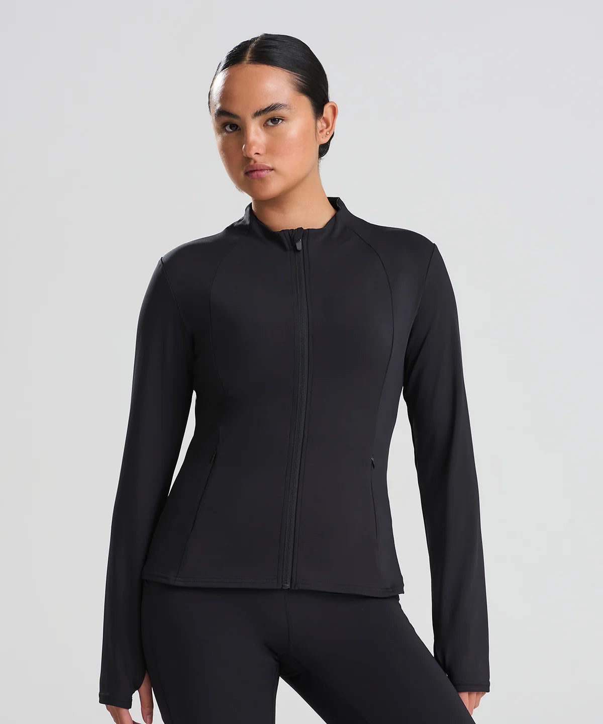 Women’s recycled tech-zip jacket