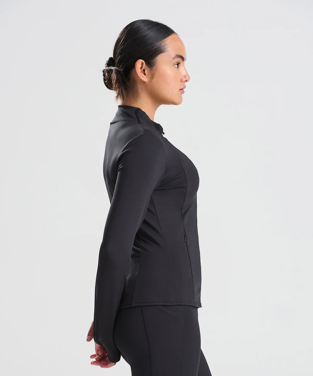 Women’s recycled tech-zip jacket