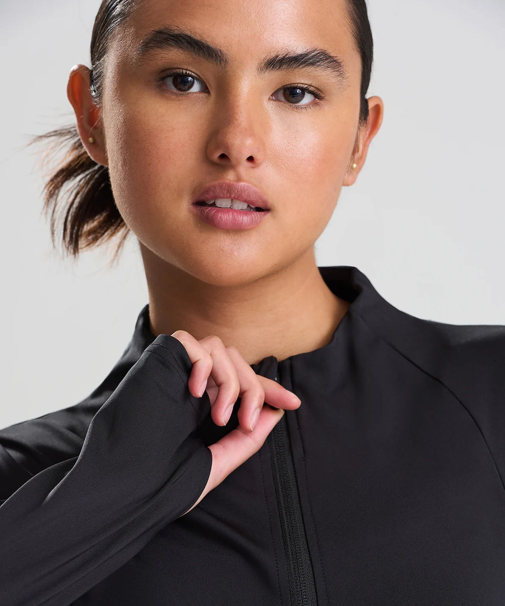 Women’s recycled tech-zip jacket