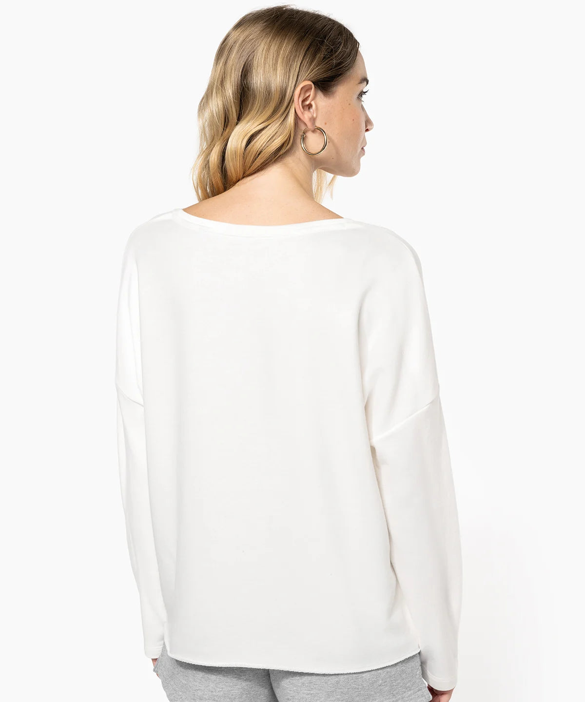 Ladies' oversized sweatshirt