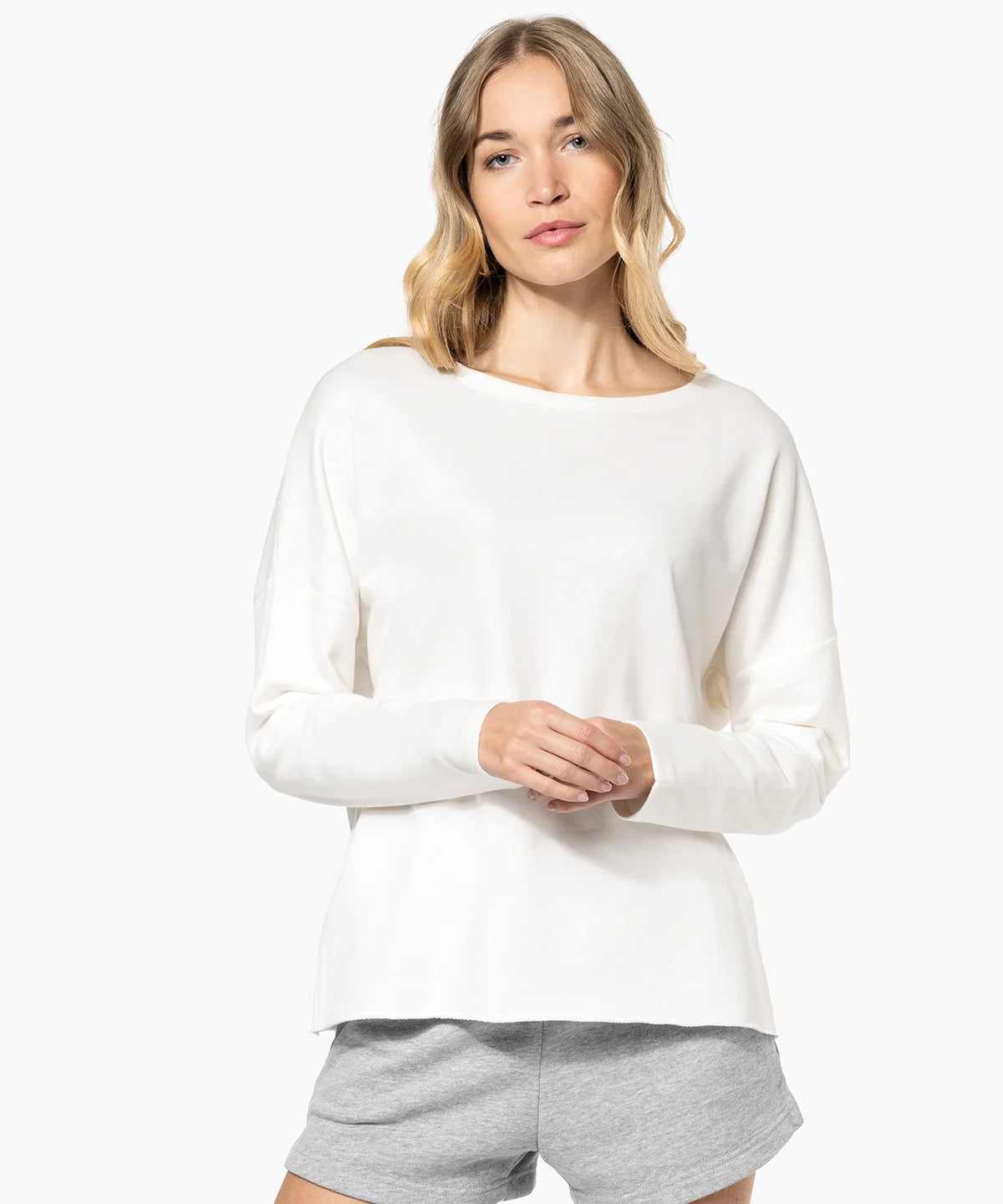 Ladies' oversized sweatshirt