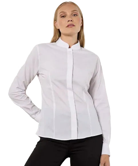 Women's Mandarin Collar Shirt