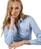 Women's Stretch Oxford Shirt Long-Sleeved