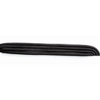 Steel Blue Nylon Laces - Black