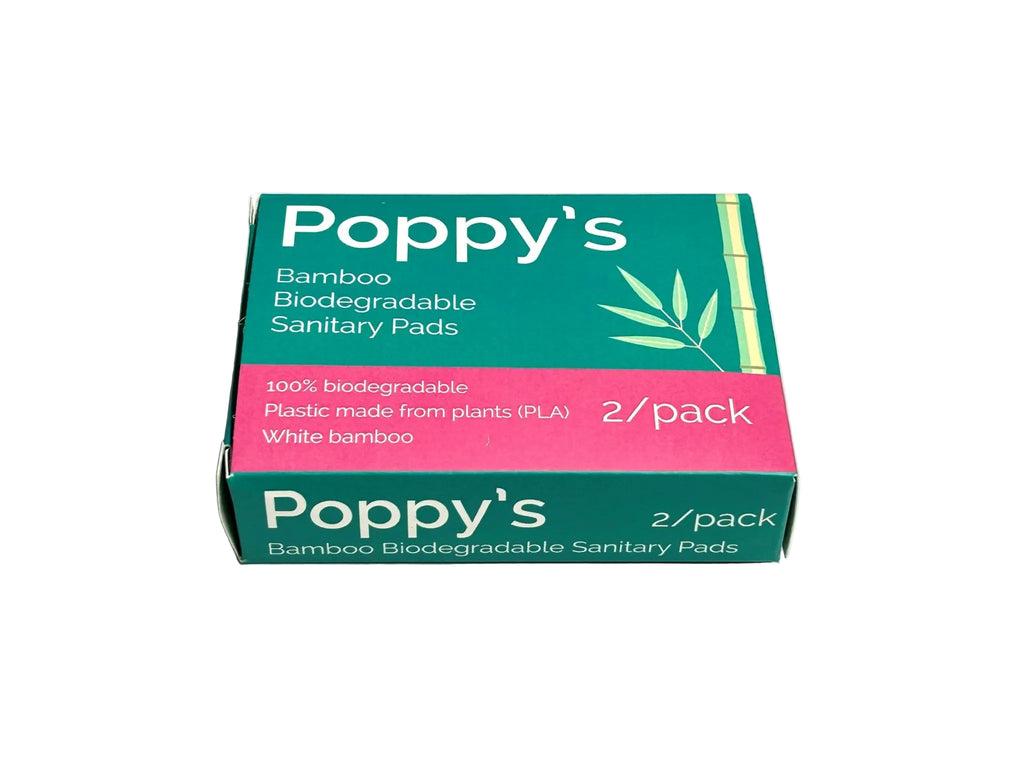 Poppys Bamboo Biodegradable Sanitary Pads