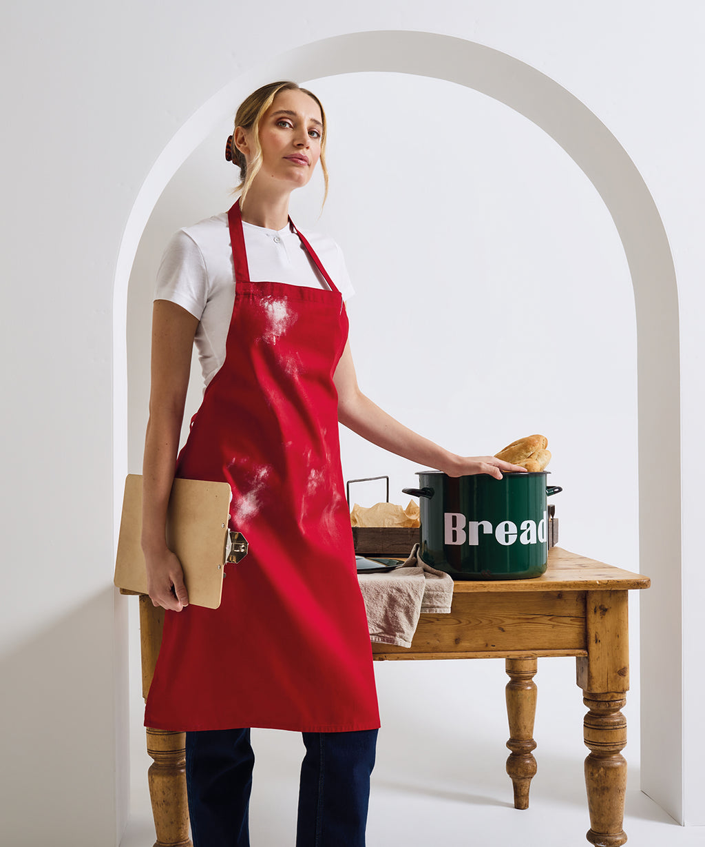 100% Organic Cotton Bib Apron