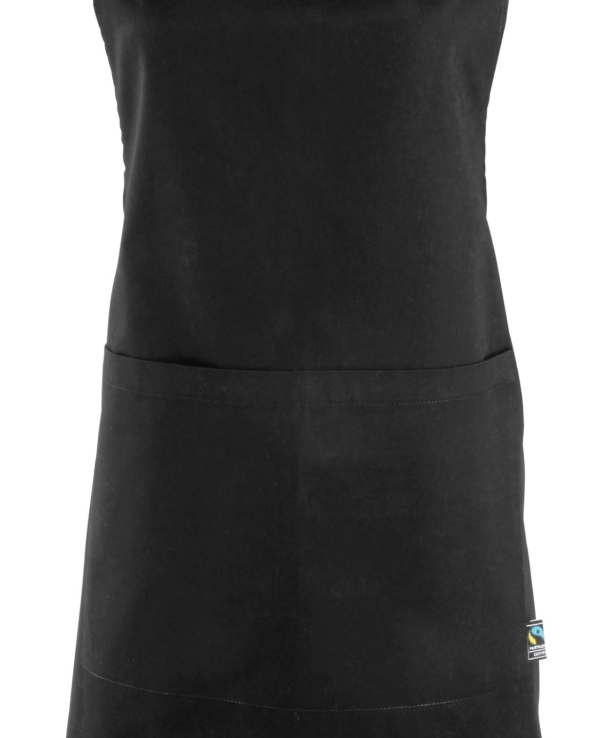 Cotton bib apron, organic and Fairtrade certified