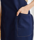 ‘Barley’ Contrast Stitch Bib Apron