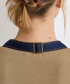 ‘Barley’ Contrast Stitch Bib Apron