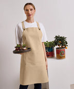 Cross back 'barista' bib apron