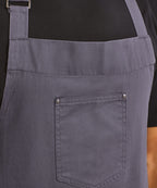 Chino cotton bib apron