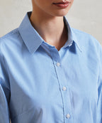Women's Microcheck Cotton Shirt
