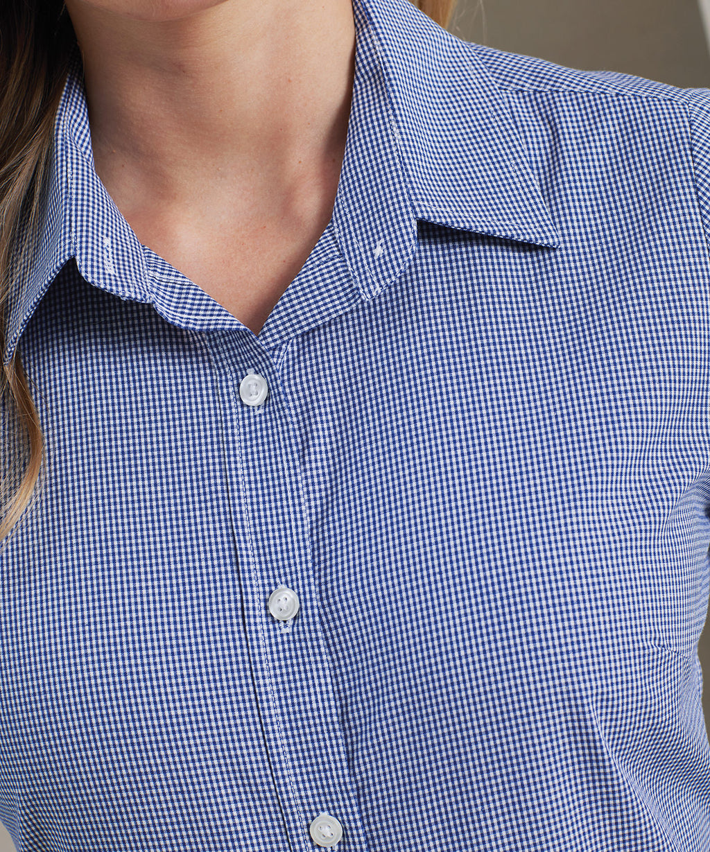 Women's Microcheck Shirt