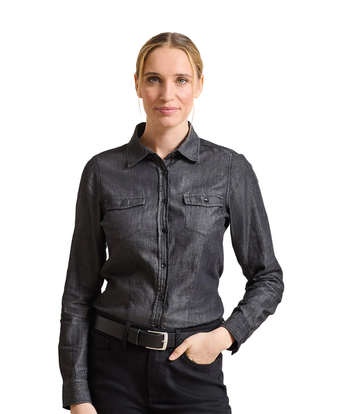 Women's Jeans Stitch Denim Shirt