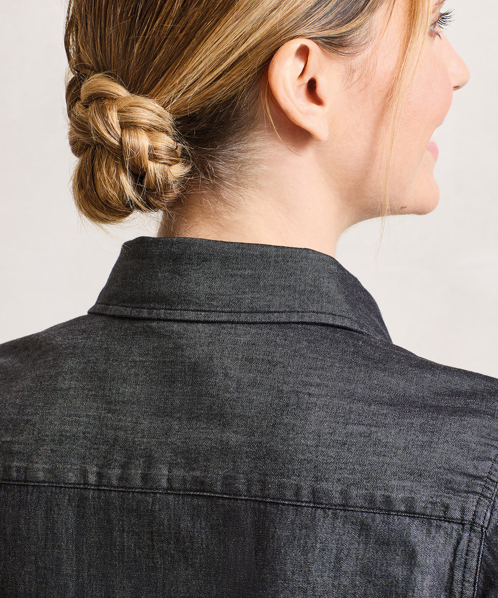 Women's Jeans Stitch Denim Shirt