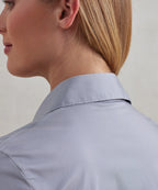 Women's Stretch Fit Cotton Poplin Long Sleeve Blouse