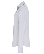 Women's Stretch Fit Cotton Poplin Long Sleeve Blouse