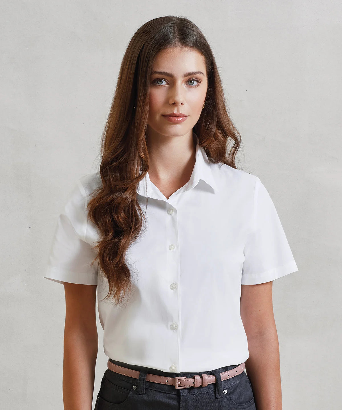 Women's Stretch Fit Cotton Poplin Blouse