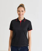 Women's contrast Coolchecker® polo