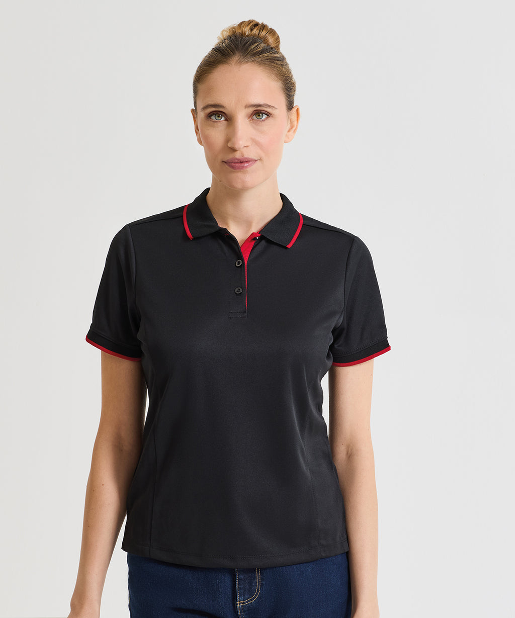 Women's contrast Coolchecker® polo