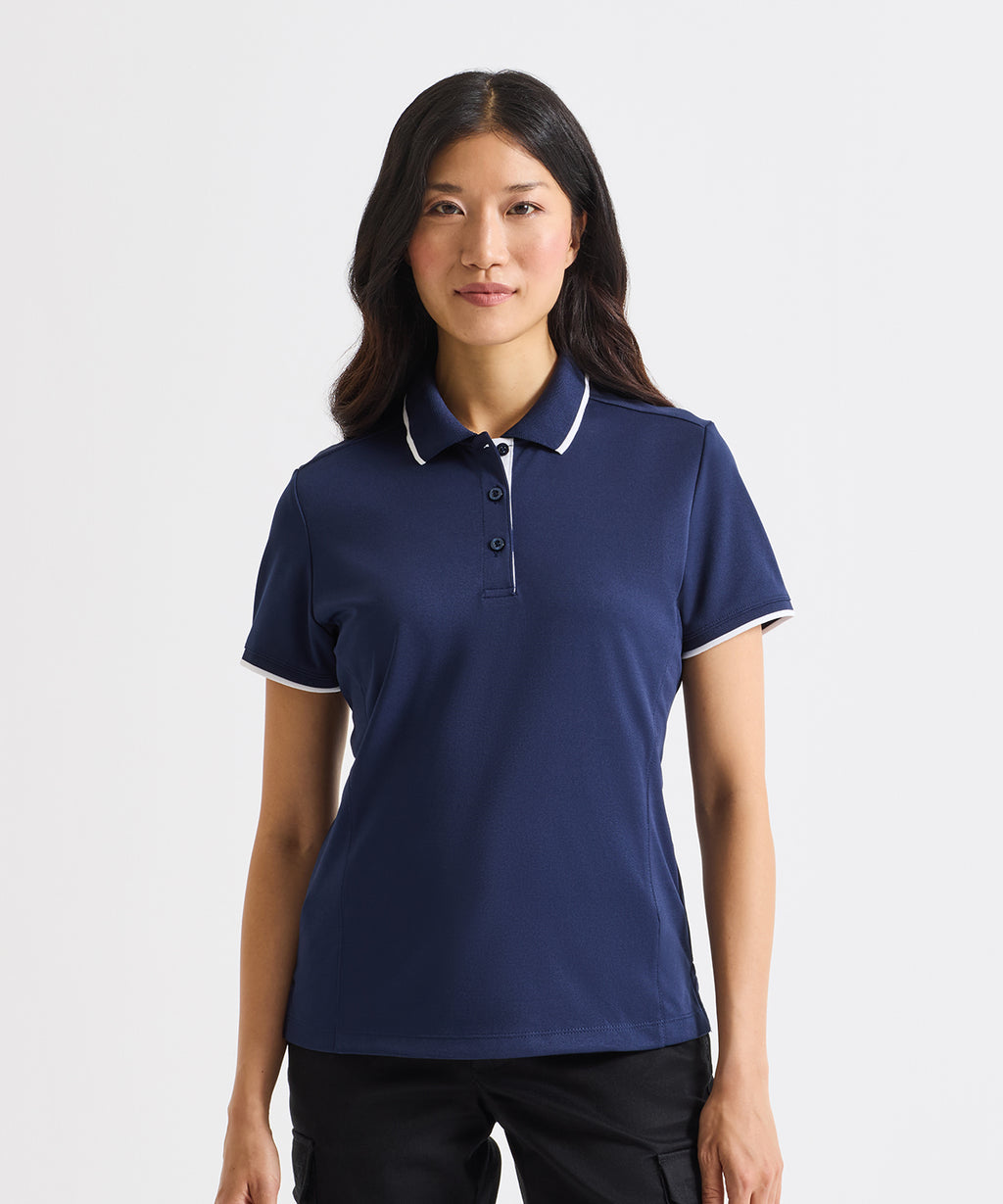 Women's contrast Coolchecker® polo